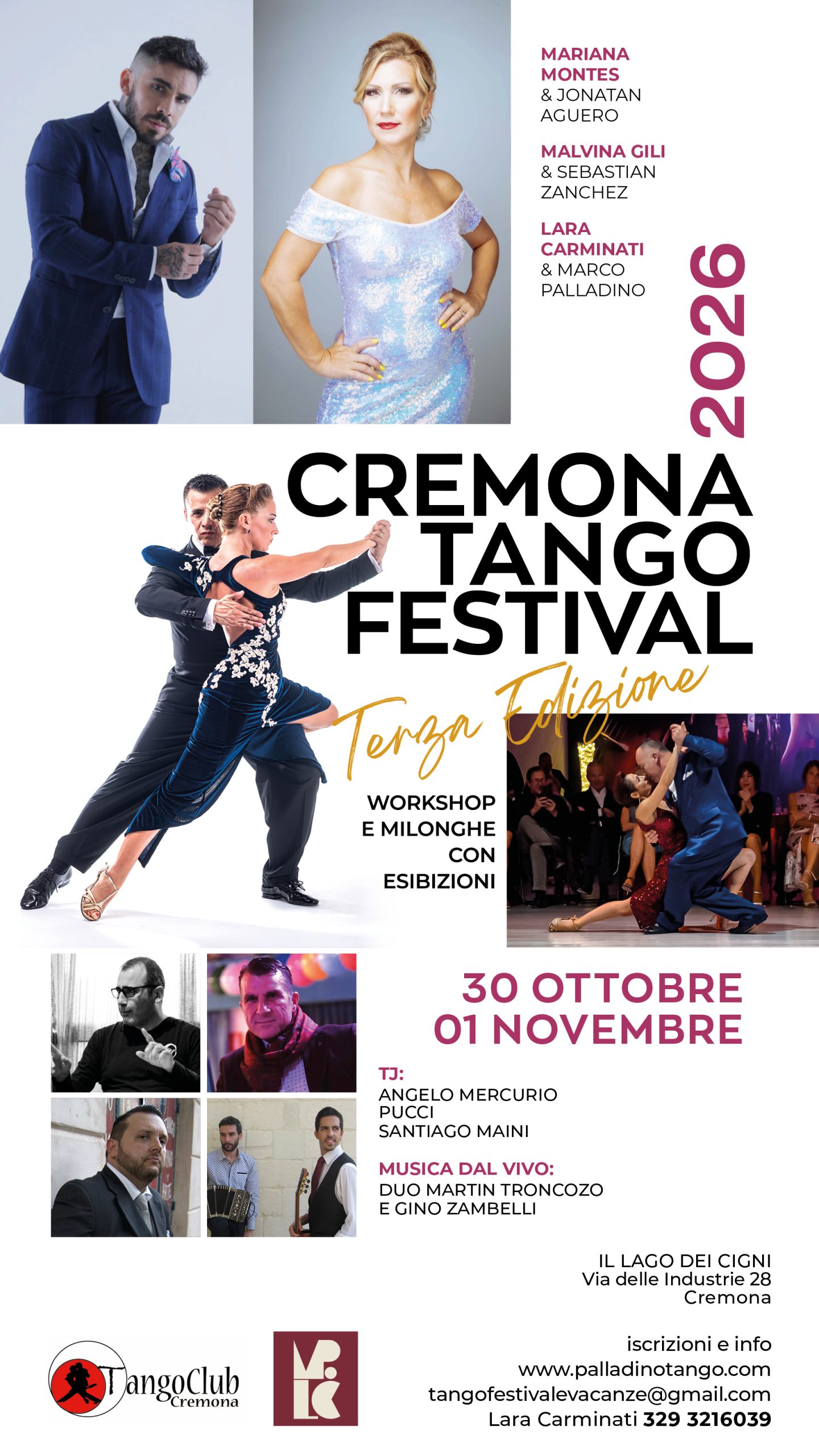 tango argentino, marco palladino e lara carminati, festival pasqua